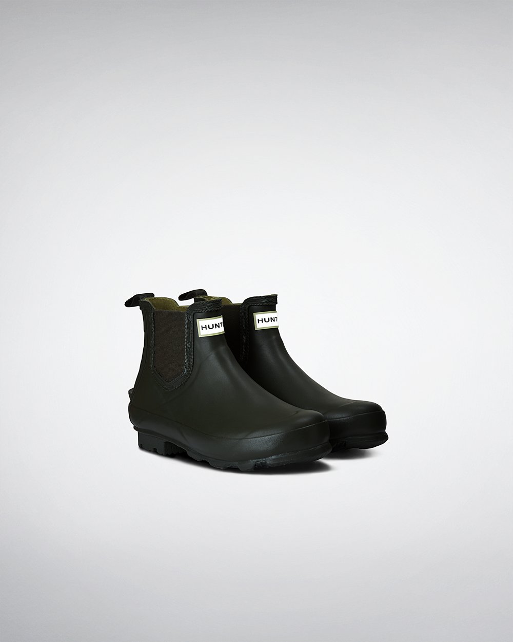 Chelsea Boots Dames - Hunter Norris - Donker Olijfgroen - 23ICBAGVZ